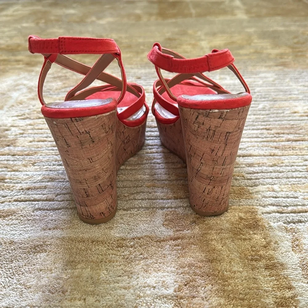 Orange Summer Wedges